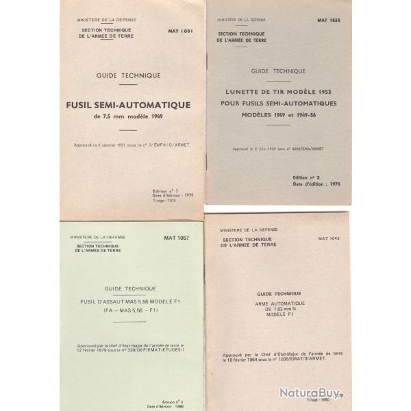 4 guides techniques - Armement fran�ais