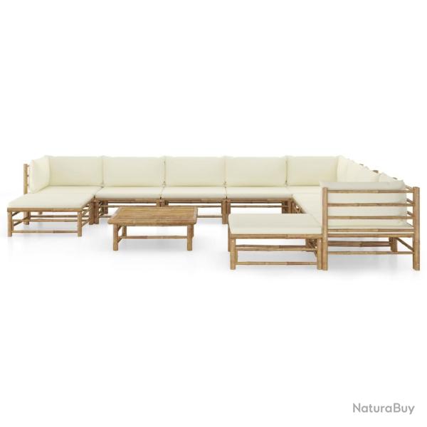 Ensemble de canap� de jardin avec coussin 7 pcs Gris Poly rotin