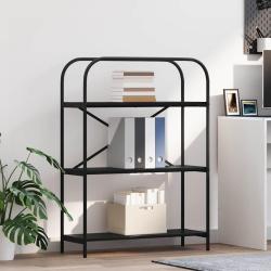 Salon de jardin 11 pcs avec coussins noir r&eacute;sine tress&eacute;e