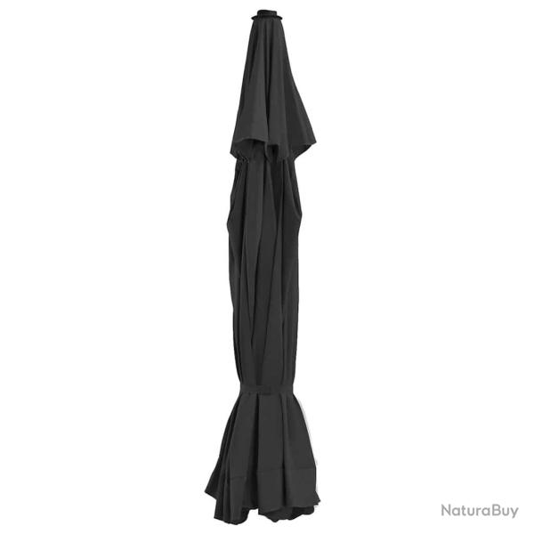 Salon de jardin avec coussins 9 pcs marron r�sine tress�e