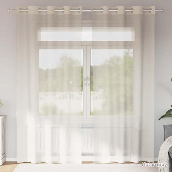 Salon de jardin avec coussins 9 pcs beige r�sine tress�e