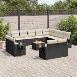 Banc de jardin Gris clair polyrotin
