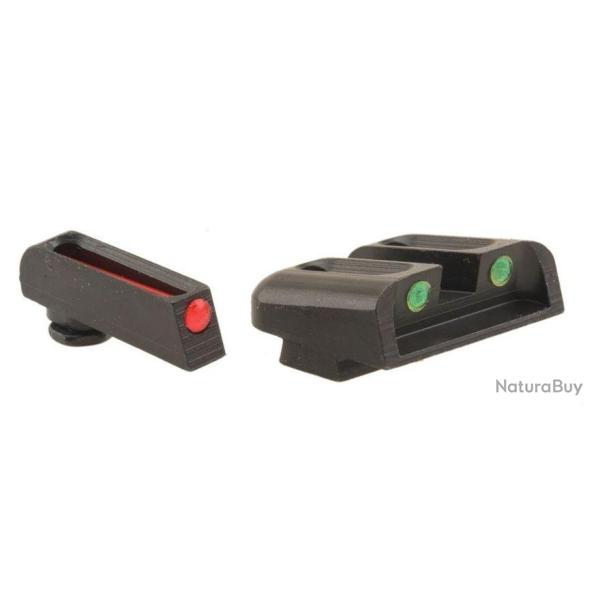 Organes de vis�e fibre optique Glock hight set