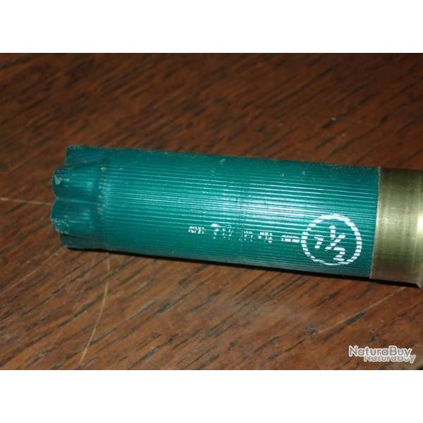 Douille SB Corona en plastique Vert N�7,5 - calibre 12 - chambre de 70 mm