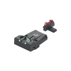 Hausse LPA pour Sig Sauer P220,225,226,228 avec insert fibre optique