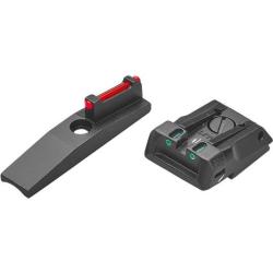 Hausse LPA pour Ruger Mark IV avec insert fibre optique
