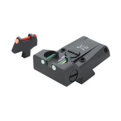 Hausse LPA pour Colt gov't 1911 A1 avec insert fibre optique