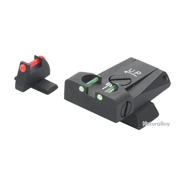 Hausse LPA pour H&K USP 40 S&W avec insert fibre optique