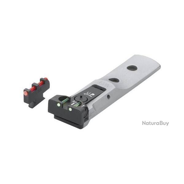Hausse Silver Fo verte LPA pour S&W 6xx avec guidon interchangeable rouge