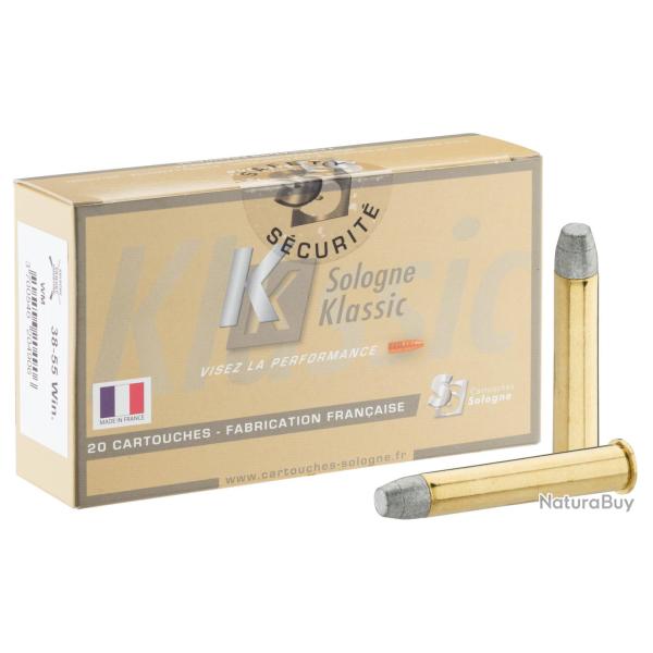 Sologne .38-55 Win Cow-boy Action Shooting Flat Nose 255 gr / 16,5 g Sologne .38-55 Win FN 255 gr / 