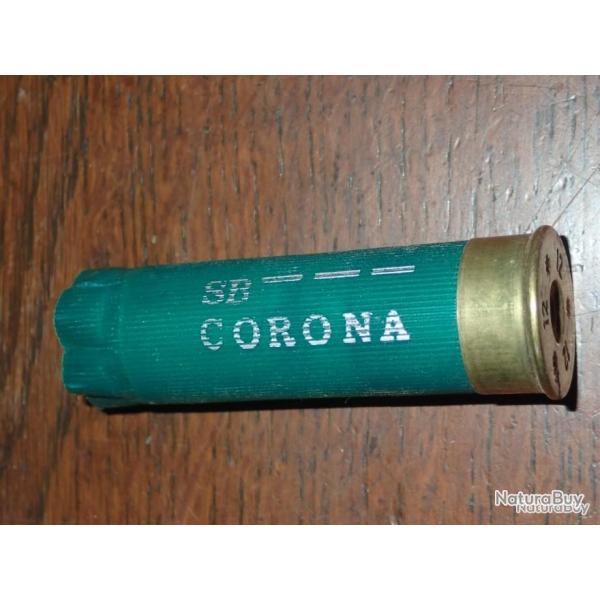 Douille SB Corona en plastique Vert N�6 - calibre 12 - chambre de 70 mm