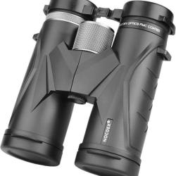 Jumelles Compactes Lentille FMC Prisme de Toit BAK4 Puissantes &Eacute;tanches 10x42 Sac de Transport Noir