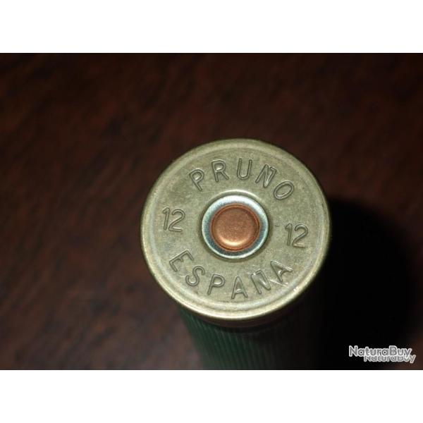 Douille Pruno en plastique Vert amorc� - calibre 12 - chambr� en 68mm