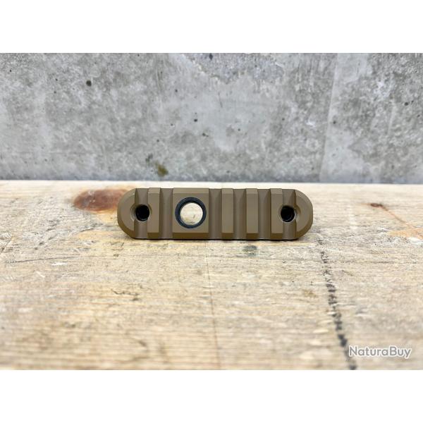 Rail Picatinny Accuracy international Flush cup - 80 mm - FDE