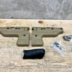 Kit Plastique Pour Crosse Pliante Accuracy - Model AT - FDE