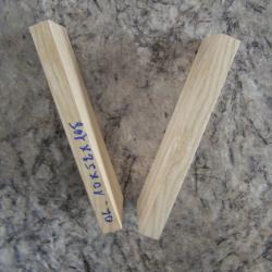 PLAQUETTES EN OLIVIER_04 (10x52x105) POUR PLAQUETTES DE CROSSE MANCHES DE COUTEAUX OU AUTRE