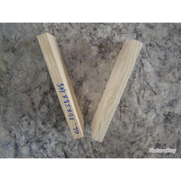 PLAQUETTES EN OLIVIER_04 (10x52x105) POUR PLAQUETTES DE CROSSE MANCHES DE COUTEAUX OU AUTRE