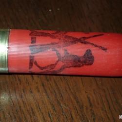 Douille CF en plastique rouge - calibre 12 - chambre de 65 mm