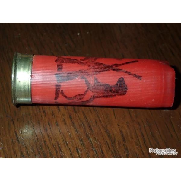 Douille CF en plastique rouge - calibre 12 - chambre de 65 mm