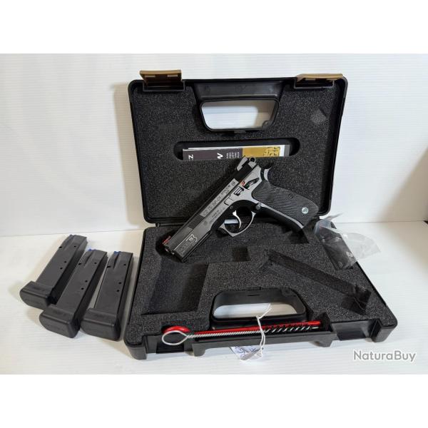DESTOCKAGE CATEGORIE B PISTOLET CZ 75 SP-01 CAL 9X19  SHADOW 50 ANNIVERSAIRE FRAIS DE PORT OFFERT