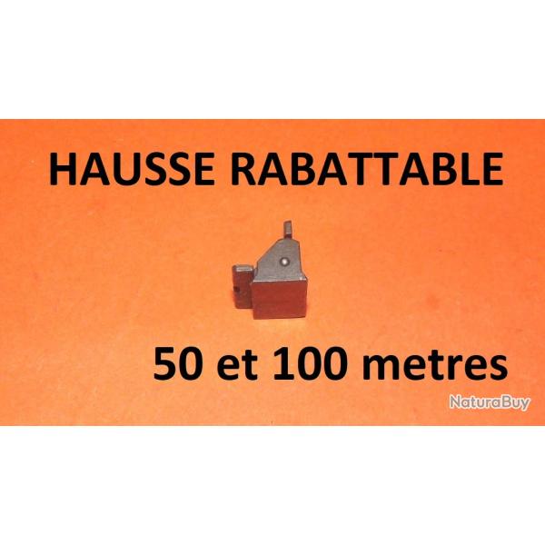hausse rabattable 2 feuillets 50 et 100 metres queue d'aronde 9.36/11.86mm - VENDU PAR JEPERCUTE