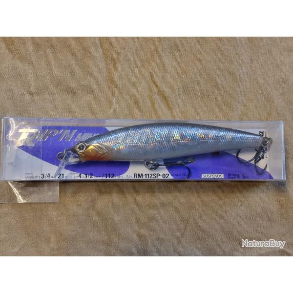 Leurre Owner Rip'N Minnow 112mm 21g SP-02 - HILMAR SUPER DESTOCK !!!