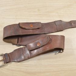 Ceinturon cartouchi&egrave;re porte monnaie France officier P&eacute;riode WWI 1914/1918 Cavalerie (14)