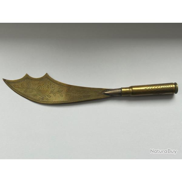 COUPE PAPIER 1914 - 1916