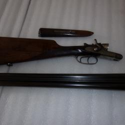 Fusil husqvarna  juxtapose 12/70 &agrave; chiens