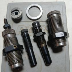 JEU D'OUTILS RCBS CARBIDE DIES 44 MAGNUN /44 SPECIAL AVEC SHELL HOLDER