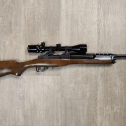 Carabine semi-automatique RUGER mod.MINI 14 - Cal .222 REM + Lunette (Occasion)