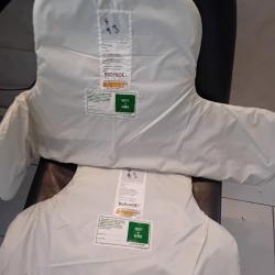 Ench&egrave;re lot de 2 plaques balistiques 3a contre les armes de poings et les lames  MEHLER 71X39 49X41