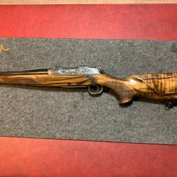 Carabine Sauer 404 Custom cal 300wm bois grade 7 canon 62cm flut&eacute; filet&eacute; 15/100 Gravure grand luxe