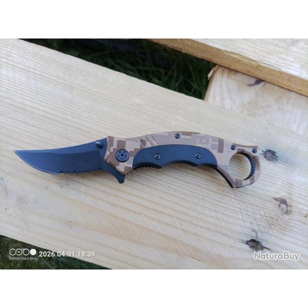 Couteau DIGICAM TAN, produit neuf, issu de collection personnelle