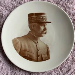 ASSIETTE PHILIPPE PETAIN Porcelaine