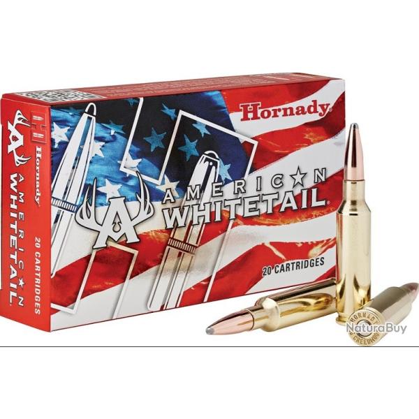 Cartouches HORNADY american whitetail cal.6.5 creedmoor 129gr par 20