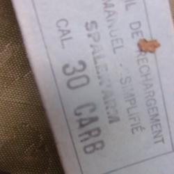 jeu d'outil Spalek en 30 carbine