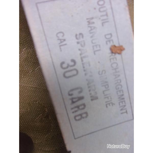 jeu d'outil Spalek en 30 carbine