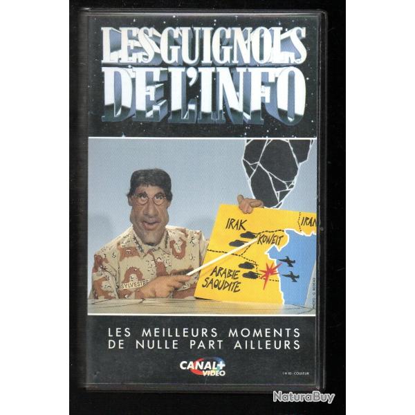 les guignols de l'info   VHS soit CASSETTE VIDEO !!