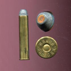 .50-110 EXPRESS WCF - WRACO - balle plomb Express avec insert cuivre marqu&eacute; X - BLACK POWDER