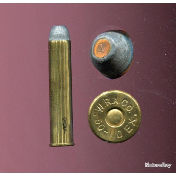 .50-110 EXPRESS WCF - WRACO - balle plomb Express avec insert cuivre marqu� X - BLACK POWDER