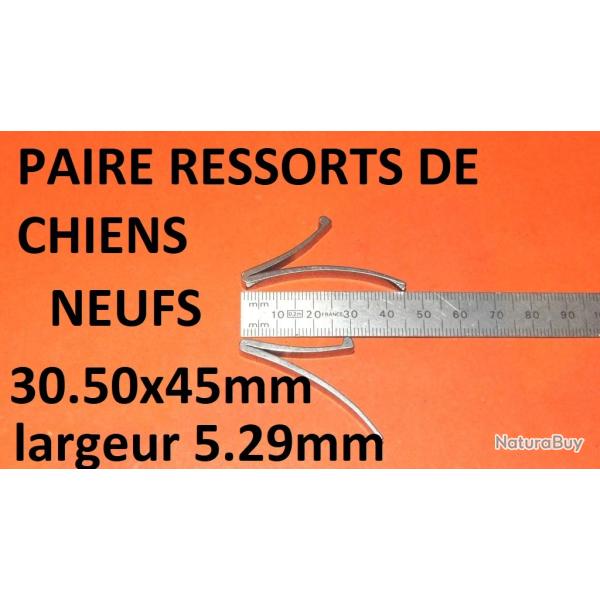 paire ressorts de chiens fusil 30.50x45mm juxtapos� hammerless etc.- VENDU PAR JEPERCUTE (SW148)