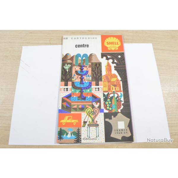 CARTE SHELL CARTOGUIDE N�7 CENTRE ALAIN CORNIC 1967 1968  1960/1980 V�hicule ancien (5)