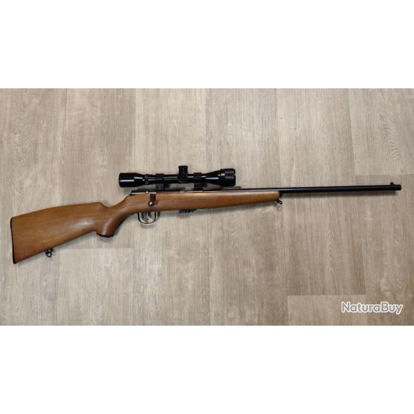ENCHERES 1� - Carabine � verrou VOERE - Calibre .22 LR - Canon 54 cm + Lunette (Occasion)