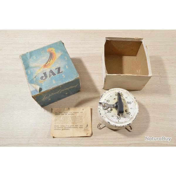 COMPTE MINUTES JAZ Minuteur avec boite JAZ Reveil Ponctuel 1950/1960 (5)