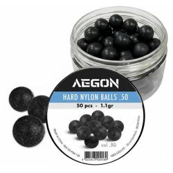 50 Billes durcies nylon calibre .50 Aegon