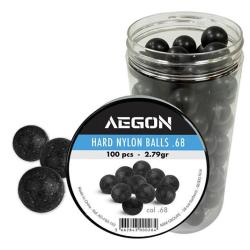 100 Billes durcies nylon calibre .68 Aegon