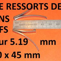 paire ressorts de chiens fusil 30.30x45mm juxtapos&eacute; hammerless etc.- VENDU PAR JEPERCUTE (SW151)