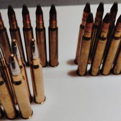 Lot de 29 balles rws DK /EVO / KS calibre 30R Blaser