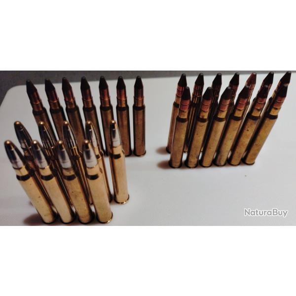 Lot de 29 balles rws DK /EVO / KS calibre 30R Blaser